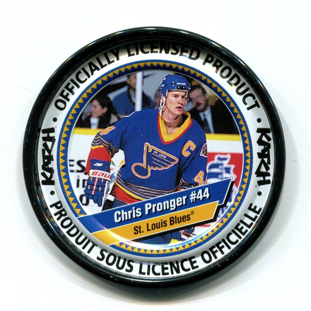 Chris Pronger NHL Hockey St. Louis Blues Tin Katch Coin (b732-1)